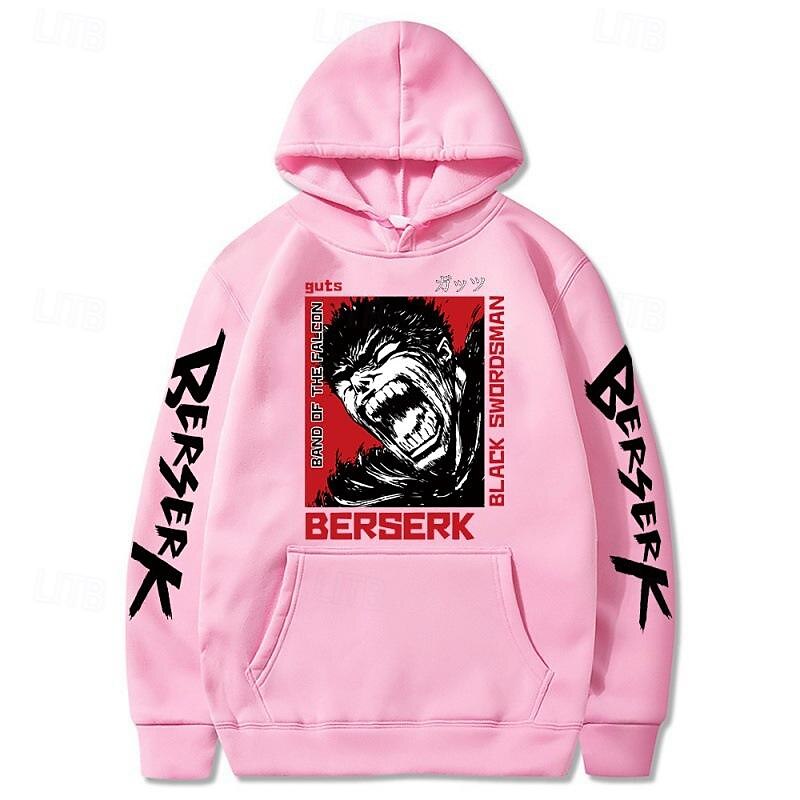 Berserker Armor Kapuce Animák Manga Anime Grafika Klokaní kapsa Pro Pro páry Pánské Dámské Dospělé Plesová maškaráda Zpátky do školy Horká ražba Běžné / Denní 2025 - $29.99 –P6