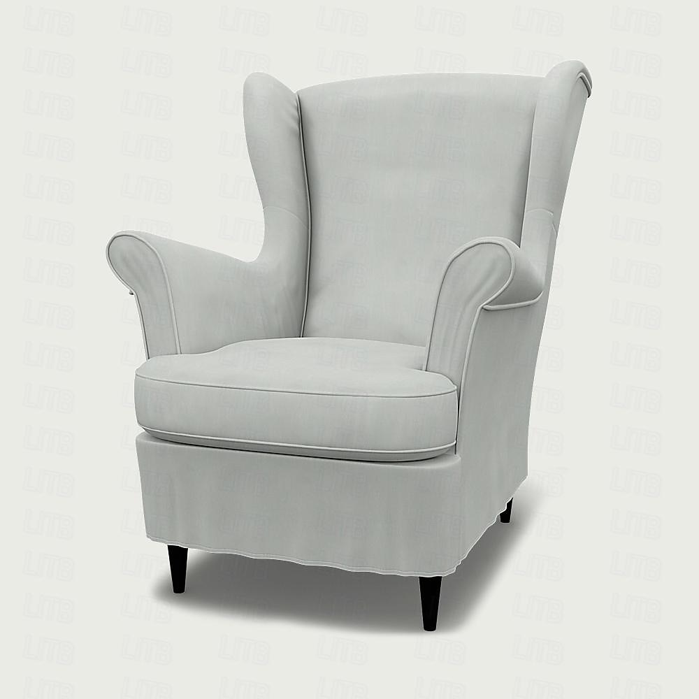 Capa de Cadeira Wingback em Linho com Capa de Braço Lavável à Máquina Secável de 2025 por $209.59 –P7