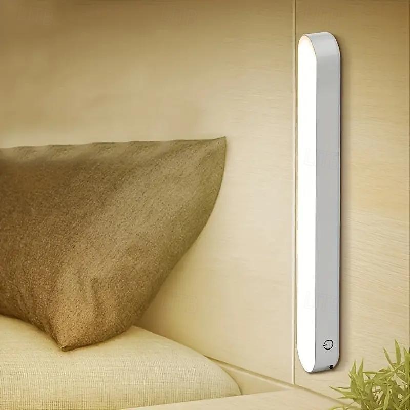 Remote Control Touch Sensing Cabinet Light Wardrobe Light Indoor Lighting USB Rechargeable Night Light Kitchen Cabinet Light Under The Counter Bedroom Dormitory Lighting 2025 - $16.49 –P10