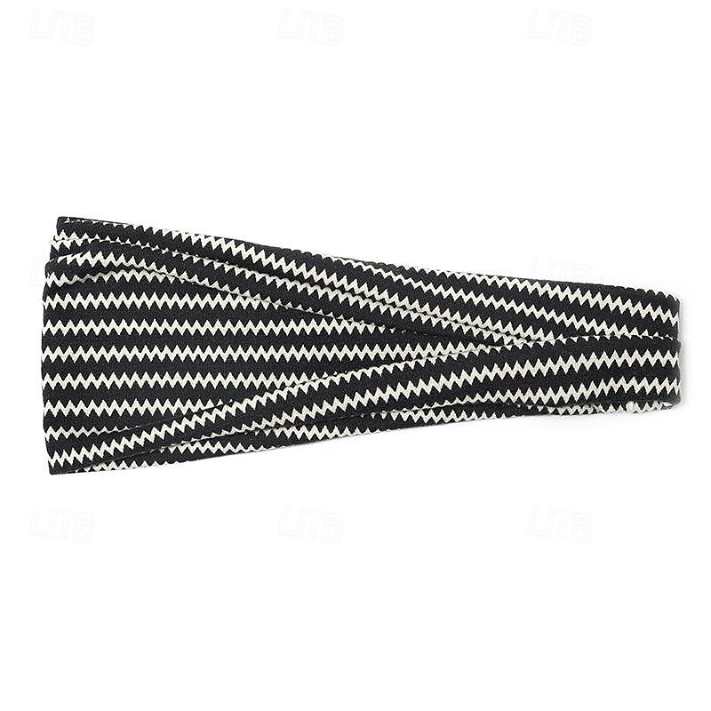 Printed Sports Headband Yoga Headband Headband Sweat Absorbing Band Anti Sweat Women s Wide Brimmed Headscarf Headwear 2025 - $6.99 –P4