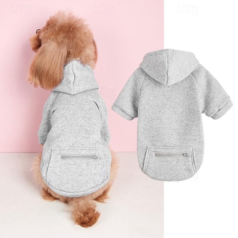 Koirat Kissat Hupparit söpö tyyli Vapaa-aika Talvi Lämmin Hengittävä Pehmeä Pestävä Mukava ulko- Rento / arki Koiran vaatteet for Bichon Frise Pomeranian Pienelle lemmikille papillon Small 2025 - $23.99 –P10