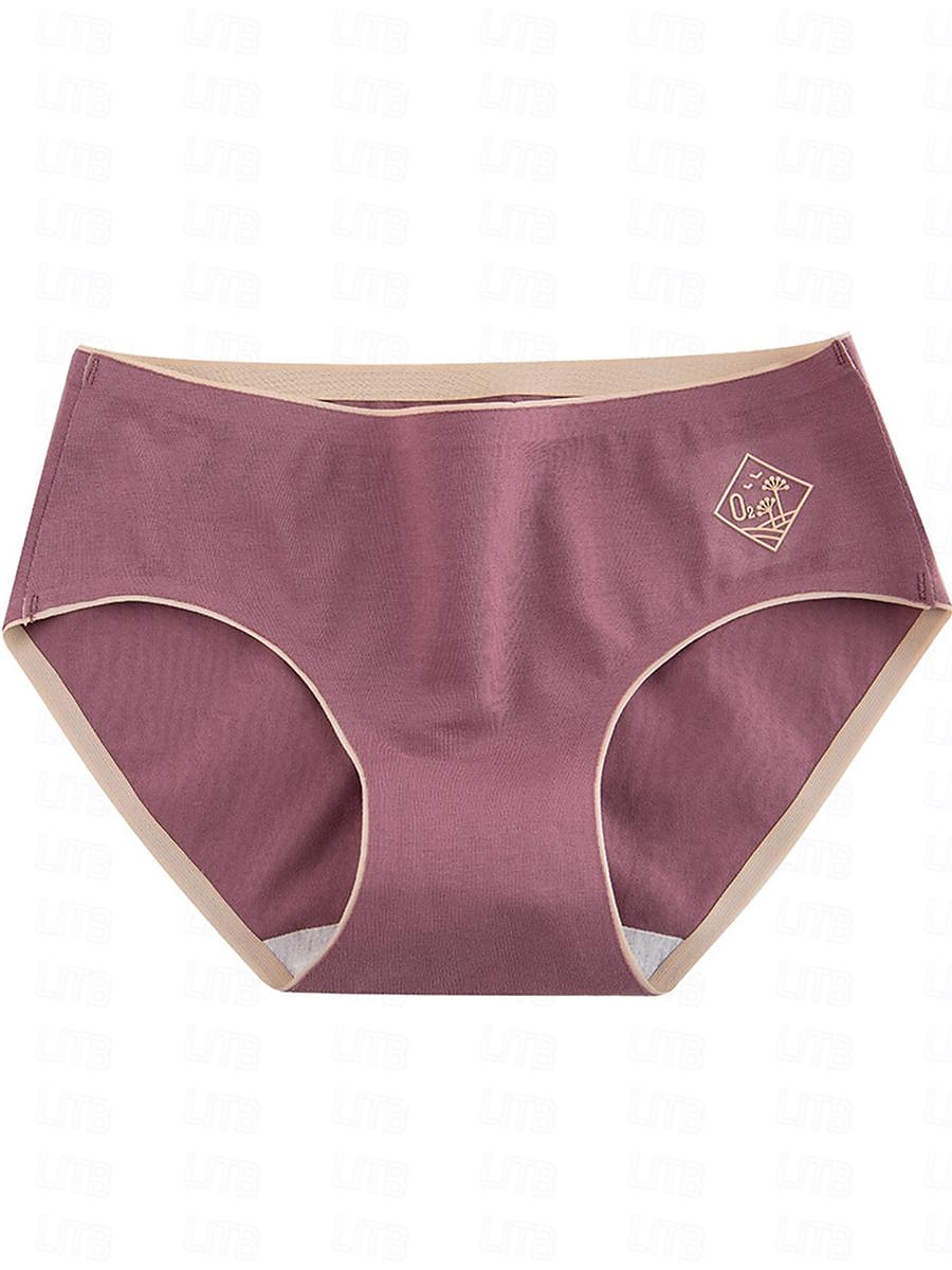Damenhöschen reine Farbe einfache tägliche Bett Baumwolle atmungsaktiv Sommer Frühling Home Outfits 2025 - $7.99 –P12