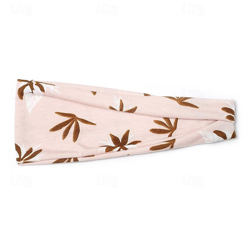 Printed Sports Headband Yoga Headband Headband Sweat Absorbing Band Anti Sweat Women s Wide Brimmed Headscarf Headwear 2025 - $6.99 –P6