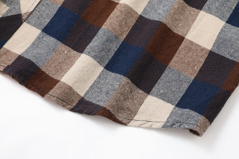 Herren Oberhemd Kariertes Hemd trachtenhemd Kragenhemd Knopfhemd Schottenstoff Hochzeit Arbeitskleidung A B C E Langarm Kragen Frühling Winter Bekleidung Button-Down 2025 - $30.99 –P6