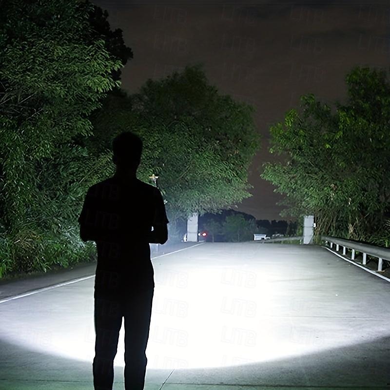 Super Bright Flashlight, Compact Portable Mini Flashlight, Outdoor Waterproof Multi-functional Night Fishing Lamp, Cap Pliers Lamp 2025 - $11.99 –P8
