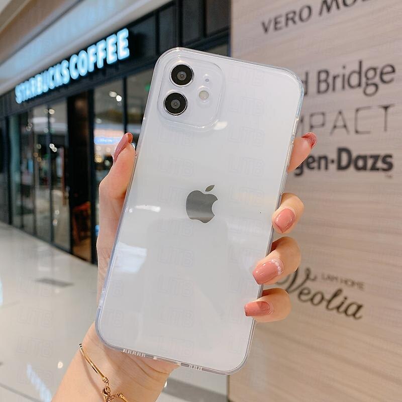 τηλέφωνο tok Για iPhone 15 Pro Max Plus iPhone 14 13 12 11 Pro Max Mini SE X XR XS Max 8 7 Plus Πίσω Κάλυμμα Πεντακάθαρη Λεπτή θήκη Διαφανής Σούπερ Λεπτό Ανθεκτική σε πτώσεις Ρετρό TPU 2025 - $14.99 –P15