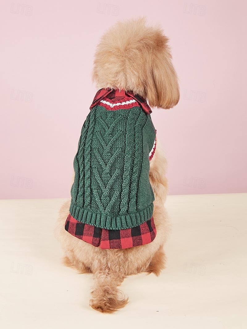 2025年 犬用 猫用 セーター ジャンパー レトリ/ヴィンテージ カジュアル 冬 高通気性 ソフト 洗濯可 快適 アウトドア カジュアル/普段着 犬服 for ビジョンフリーゼ ポメラニアン 赤ちゃんサイズ パピヨン Small コレクション – $26.99 –P7