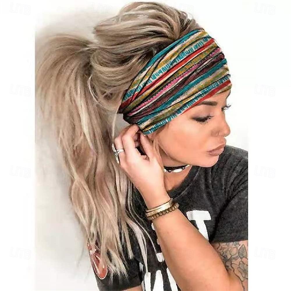 Diadema elástica ancha para mujer, diadema deportiva para yoga, banda para el pelo 2025 - $11.49 –P2