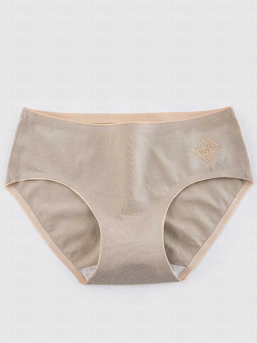 Damenhöschen reine Farbe einfache tägliche Bett Baumwolle atmungsaktiv Sommer Frühling Home Outfits 2025 - $7.99 –P4