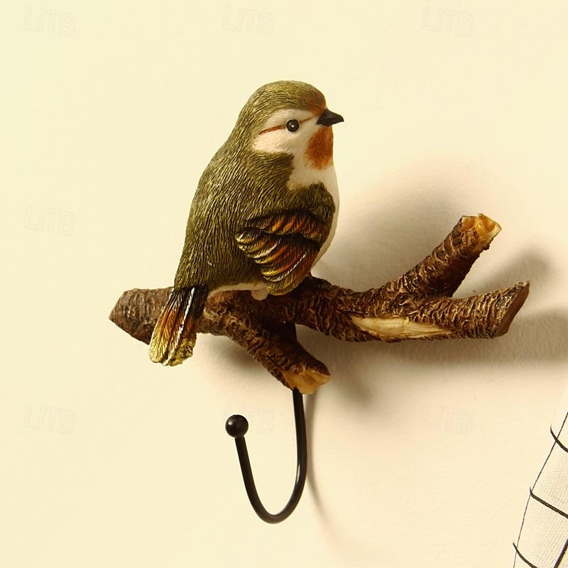 kreativní háčky na kabáty nástěnný držák na háčky ptáci háčky věšák na kabáty vintage háčky na zavěšení na zeď vstupní věšák na klíče ručníky kabáty klobouky 2025 - $40.99 –P11
