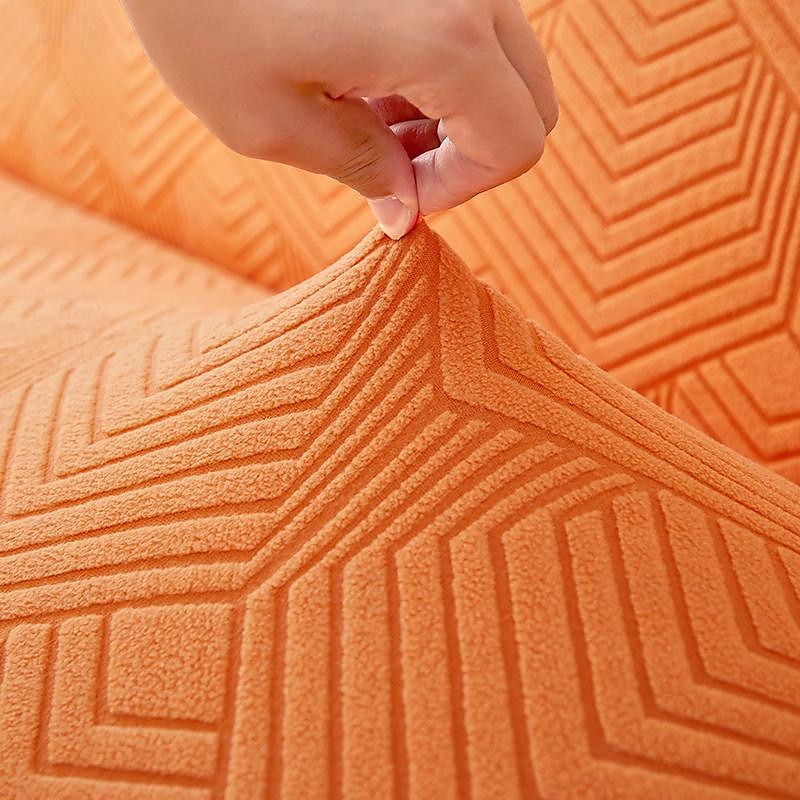 Copridivano letto senza braccioli in tessuto jacquard di 3 misure diverse, copridivano con decorazioni per Capodanno, protezione elasticizzata, copripanca elastico del 2025 a $30.99 –P6