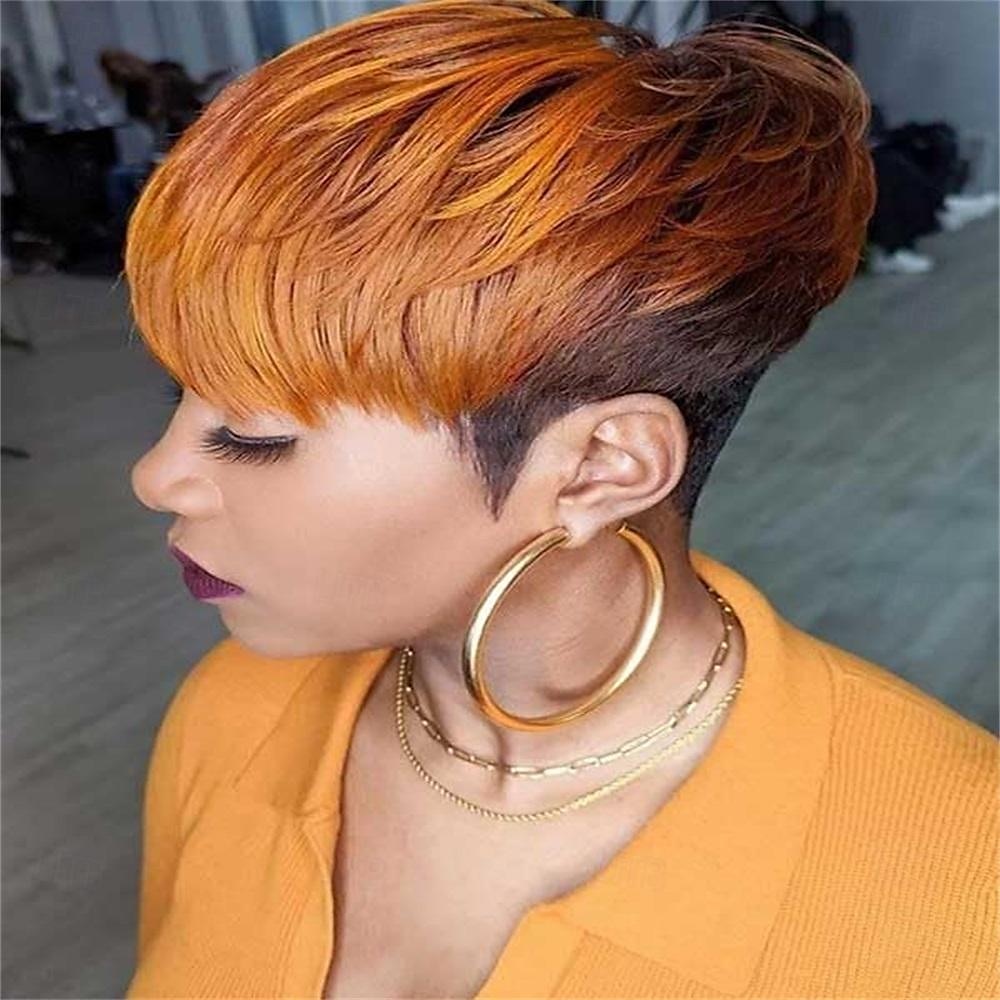 Perruques Courtes Synthétiques pour Femmes Noires/Blanches Cheveux de Couleur Naturelle Perruques pour Femmes Perruques Cheveux Courts avec Frange Perruques de la Saint-Patrick Perruques d'Halloween de 2025 ? $20.99 –P11