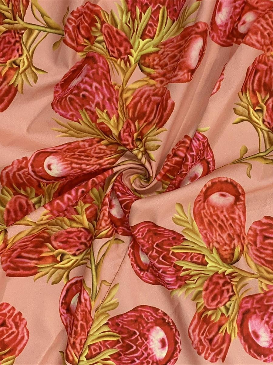 robe décontractée pour femme à fleurs à lacets boutonnée col chemise robe midi bohème vacances manches courtes été de 2025 ? $52.99 –P4