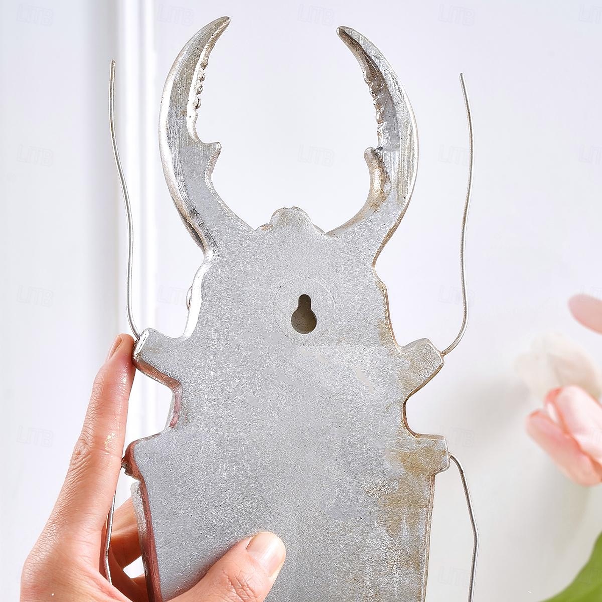 1PC Ccreative Rresin Mmaterial Gold Asilver Uunicorn Beetle Home Decoration Hhandicraft Wall Hanging with a Special Design Of Mmirror Inlaid Surface is a Good Collectible For Iinsect Eenthusiasts 2025 - $54.99 –P9