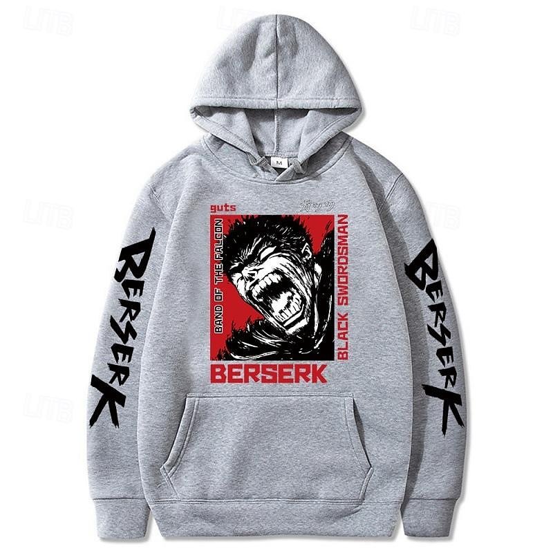Berserker Armor Kapuce Animák Manga Anime Grafika Klokaní kapsa Pro Pro páry Pánské Dámské Dospělé Plesová maškaráda Zpátky do školy Horká ražba Běžné / Denní 2025 - $29.99 –P3