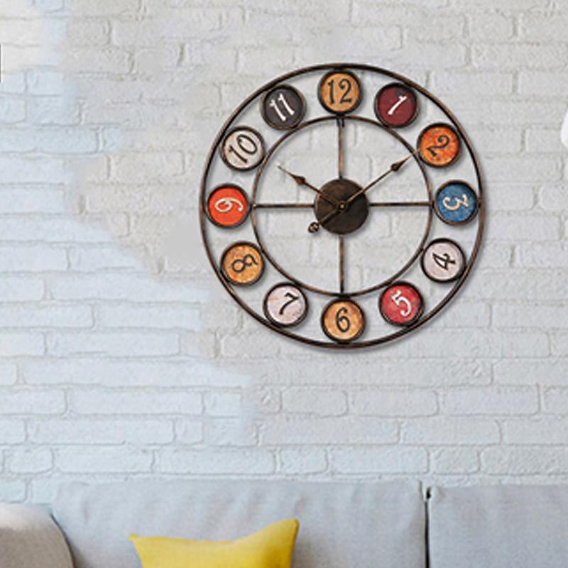 grande horloge murale à piles analogique silencieuse sans tic-tac horloge décorative ronde pour cuisine bureau restaurant café bar décor 60 cm de 2026 ? $75.99 –P1