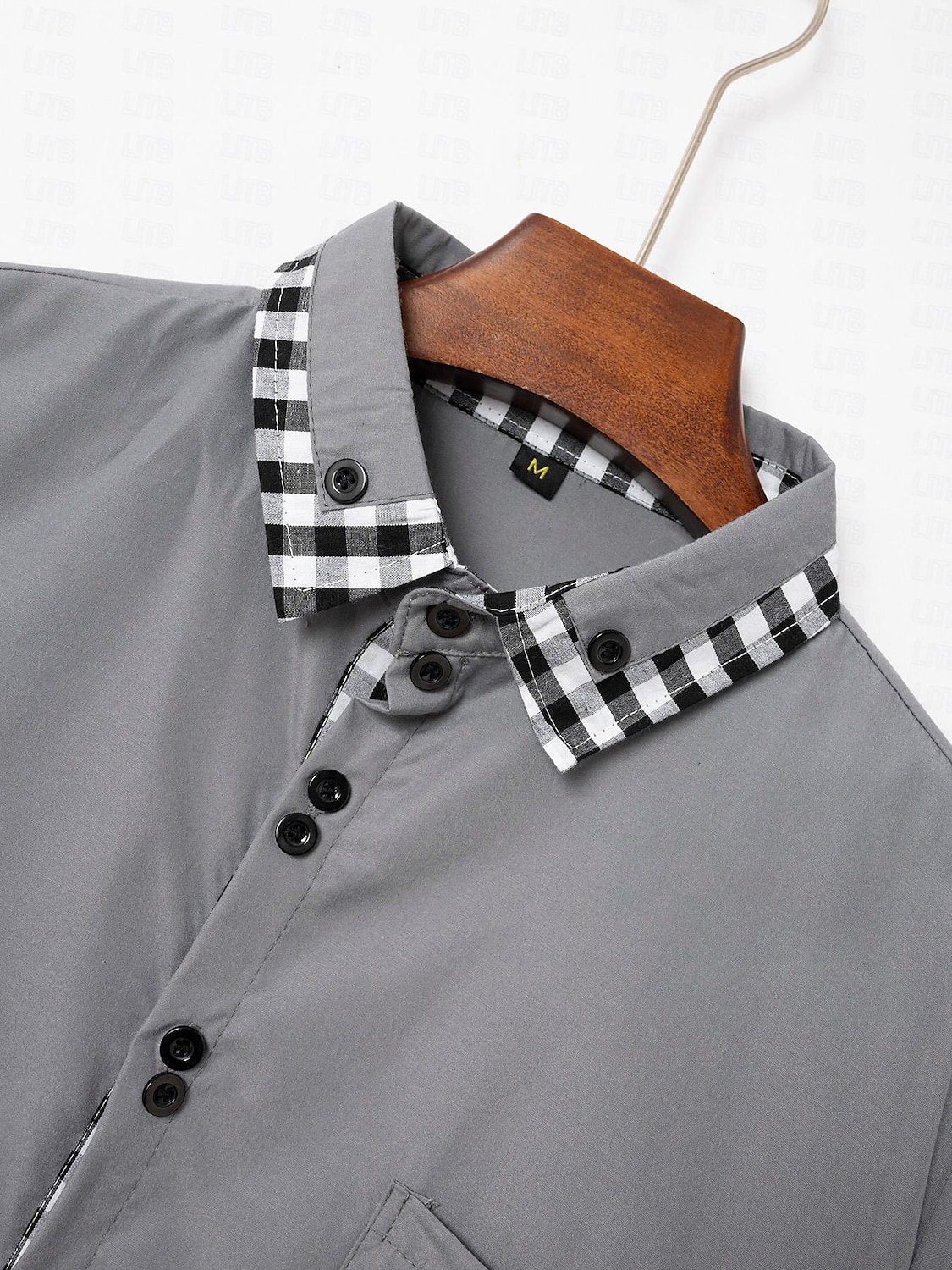 Per uomo Camicie Camicia abbottonata Camicia non stirabile Maglietta informale Nero Bianco Rosa Borgogna Blu Manica lunga Color Block Tinta unita / tinta unita Collo ripiegabile Matrimonio Da mare del 2025 a $25.99 –P3