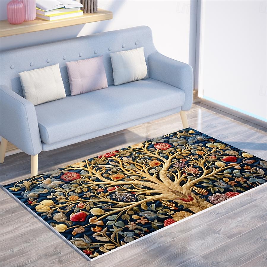 Tree of Life Vintage Area Rug Kitchen Mat Non-Slip Oil Proof Floor Mat Livingroom Rug Indoor Outdoor Mat Bedroom Decor Bathroom Mat Entrance Rug Door Mat 2026 - $17.49 –P11