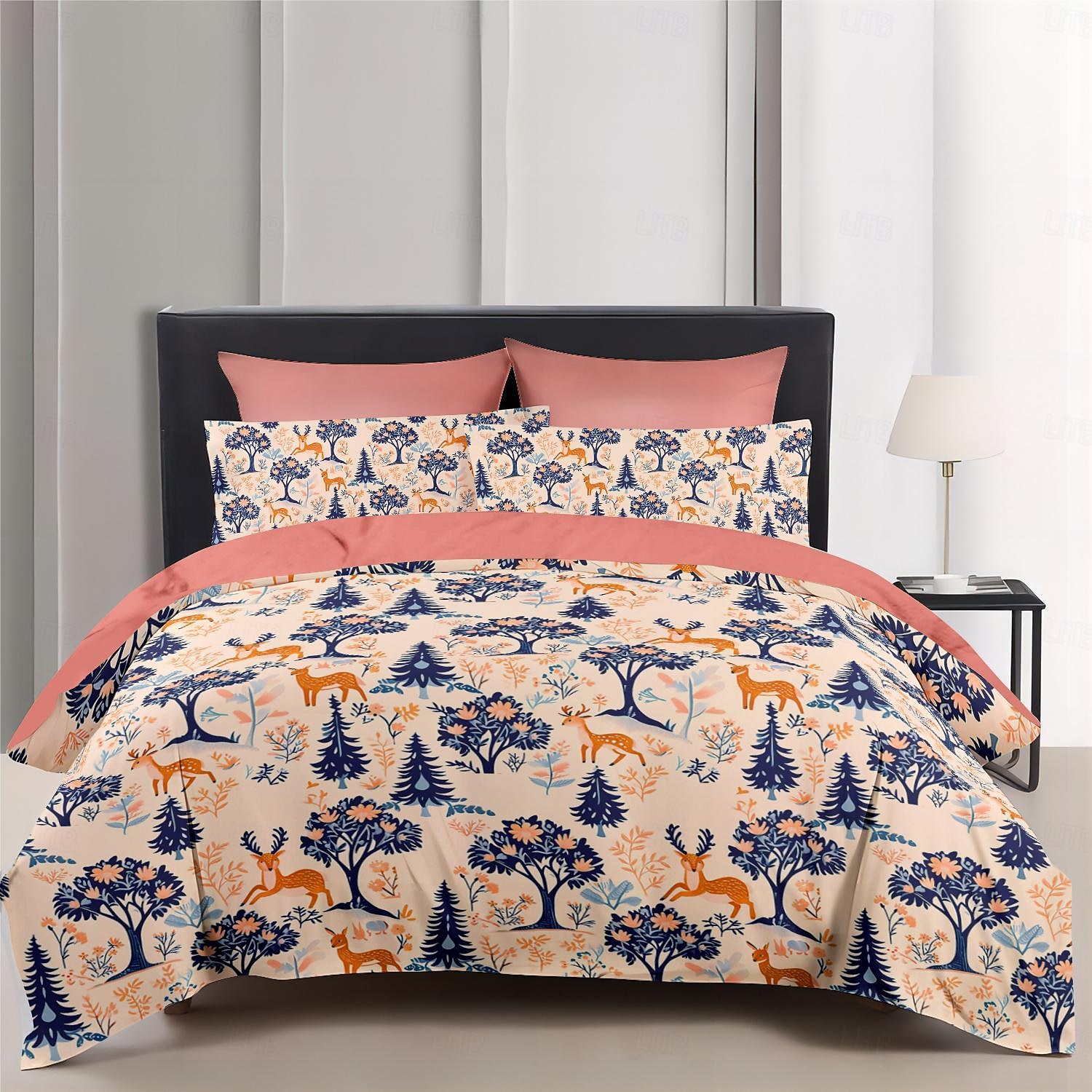 100% Cotton Duvet Cover Set Tree Pattern Set Soft 3-Piece Luxury Bedding Set Home Decor Gift King Queen Duvet Cover 2025 - $37.99 –P20