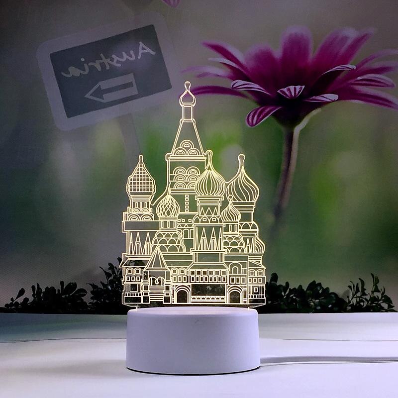 3D Night Light Bedroom Bedside Lamp Eye Care Led Light Birthday Valentine's Day Gift 2025 - $12.99 –P8