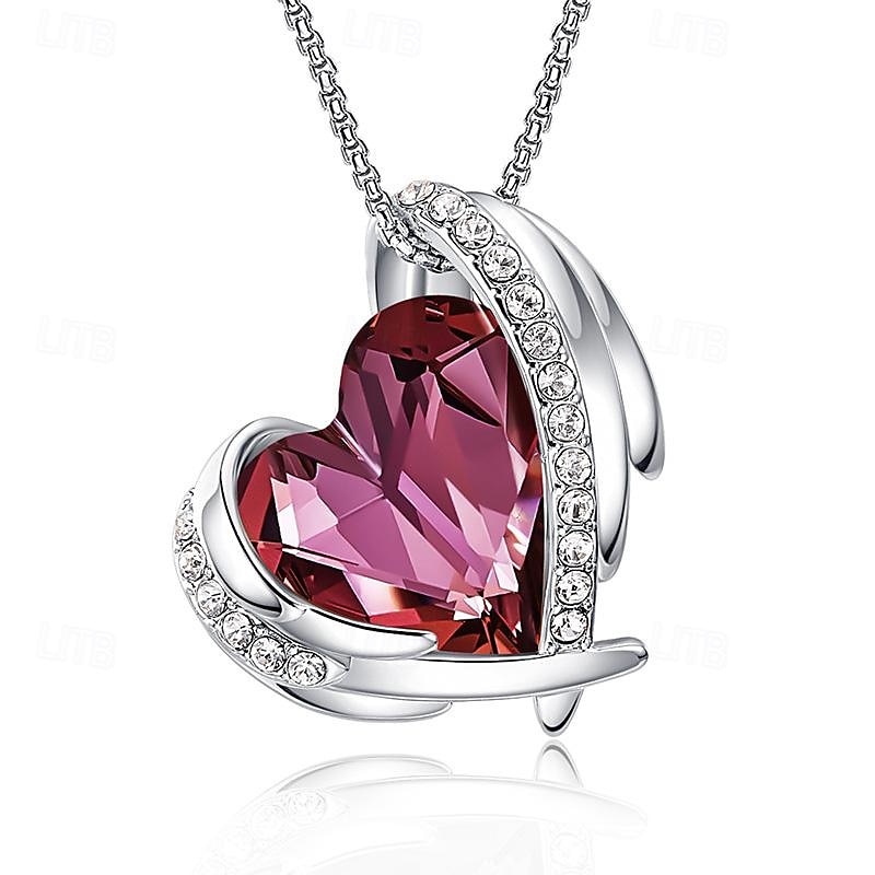 cadouri de ziua femeii ziua femeii cadouri de ziua mamei pentru fete colier înger roz feminin nișă pandantiv creativ de cristal accesoriu simplu și versatil colier cadouri de ziua mamei pentru mama 2025 - $50.24 –P14