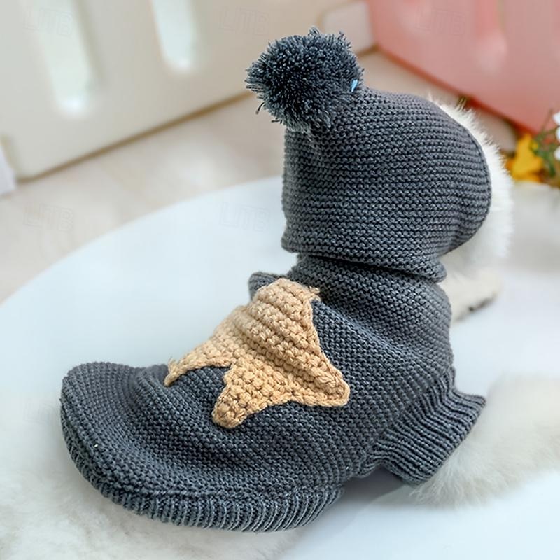 Собаки Коты Свитера Джемпер Мода Симпатичные Стиль Зима Теплый Мягкий Влажная чистка Удобный на открытом воздухе Спорт Одежда для собак for  2026 - $30.99 –P1