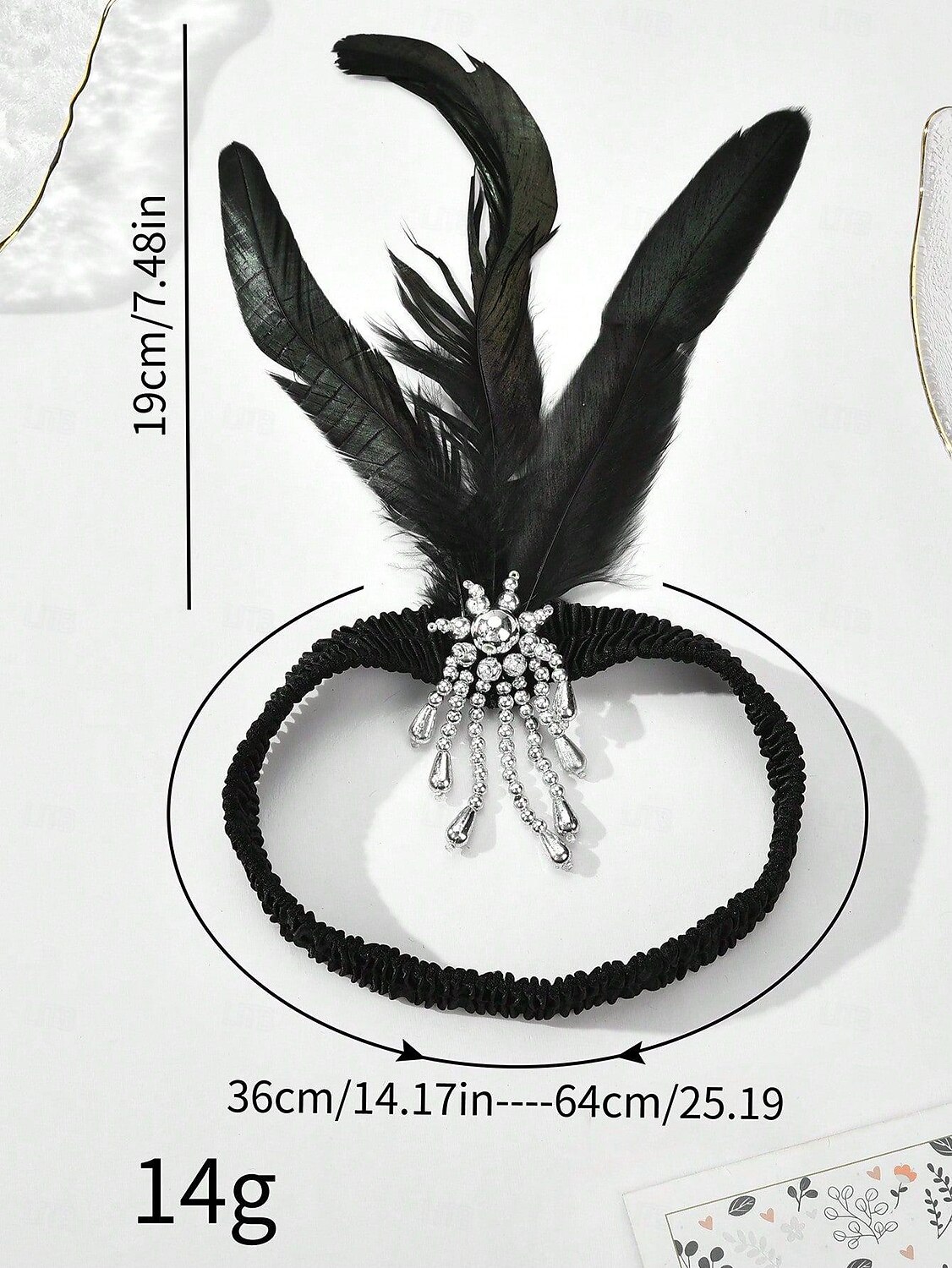 Fejfedők Flapper fejpánt Retró Ordító 20-as évek 1920-as évek Műanyag Kompatibilitás Jelmez Farsang Női Jelmez ékszerek Divatékszer 2025 - $11.49 –P5