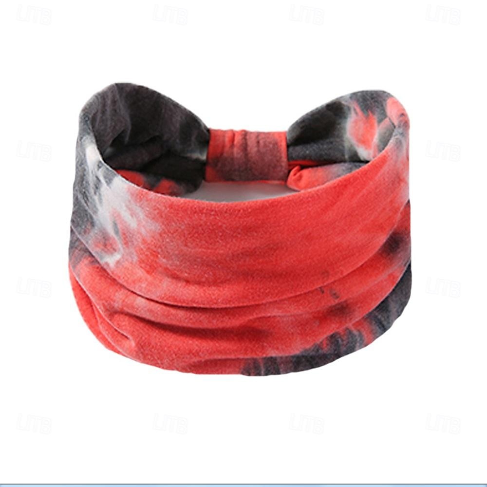 fasce boho larghe fasce per capelli turbante stile africano fasce annodate elasticizzate leopardate fasce floreali elastiche per capelli yaga accessori di moda per donne e ragazze nere (set 6) del 2025 a $6.99 –P7