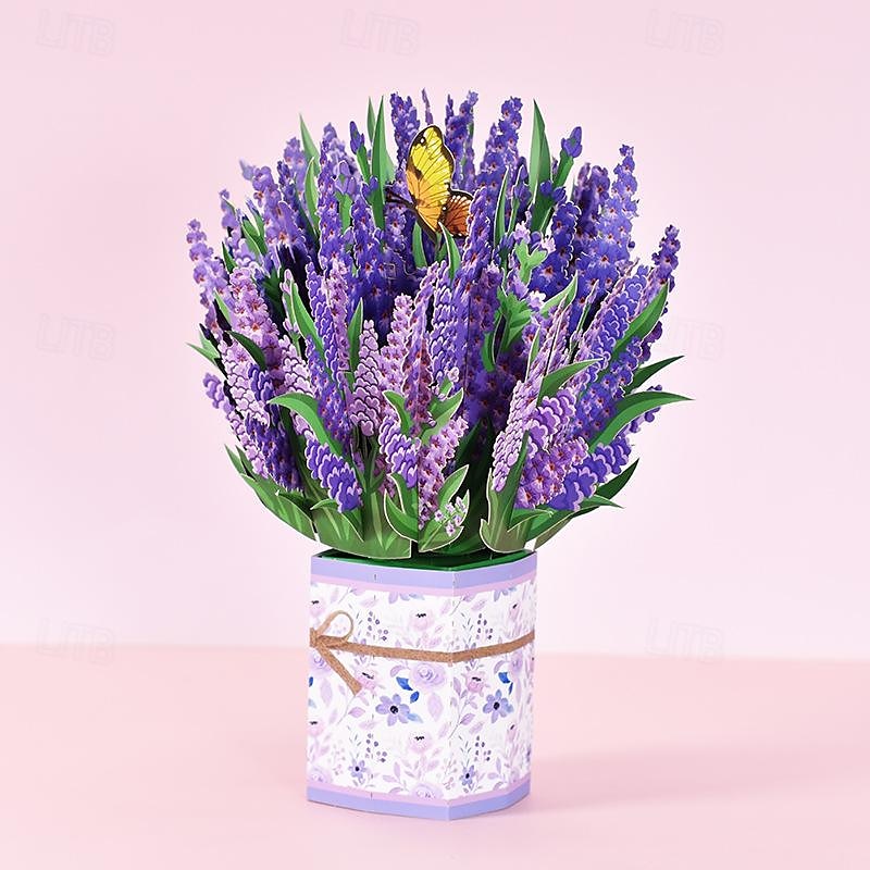 1 bucată felicitare pop-up de ziua mamei fericită cu bilet și plic cea mai bună mamă din toate timpurile felicitare 3d flori fluturi felicitare pop-up cel mai bun cadou pentru mama mama bunica mama vitregă fiică femeie 2025 - $14.99 –P4