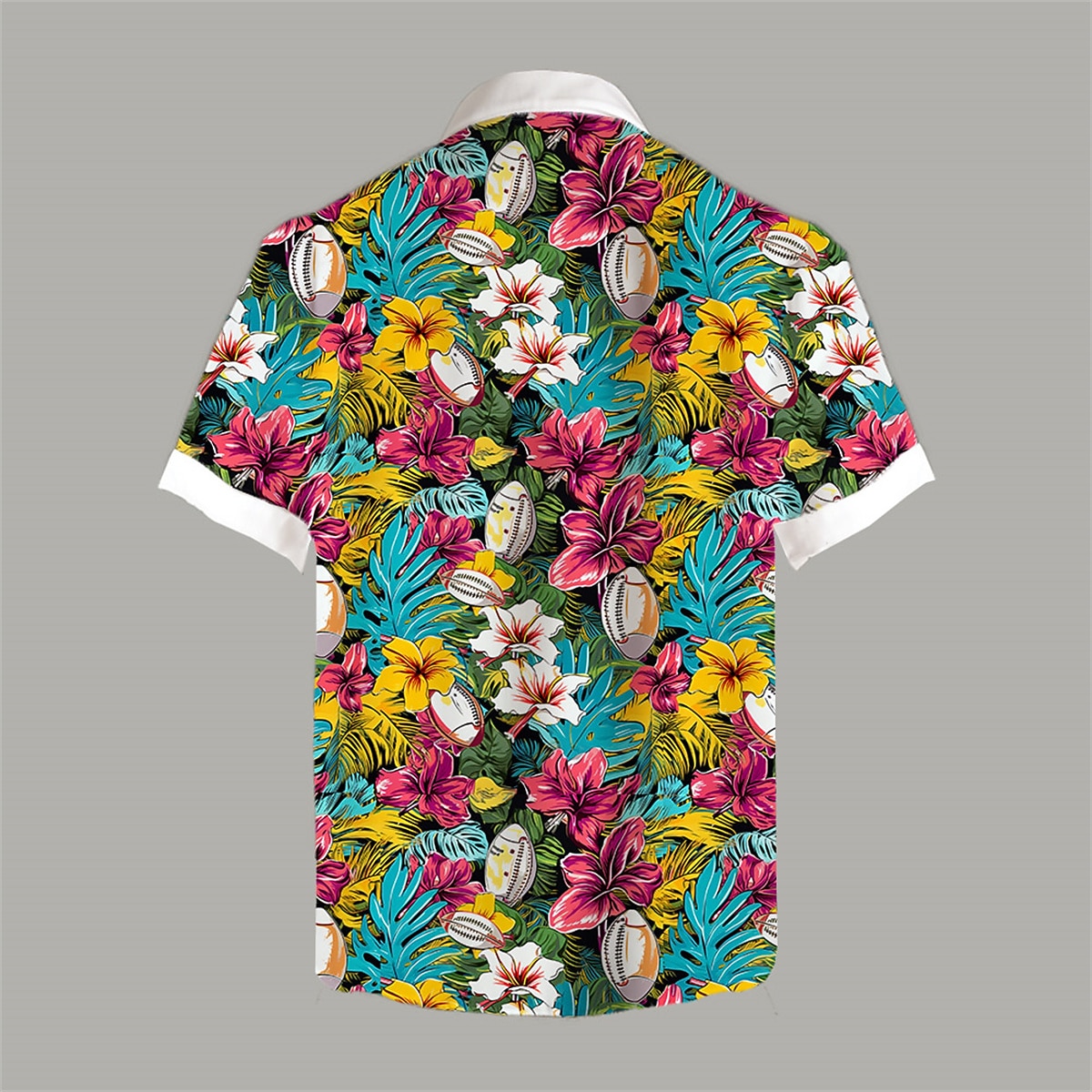 Homme Floral Fleurs tropicales Chemise Chemise hawaïenne Chemise Aloha Manche Courte Chemise Col rabattu Décontractées Extérieur Plein Air Casual Quotidien Rose Claire Marine foncé Bleu S M L de 2025 ? €21.73 –P7