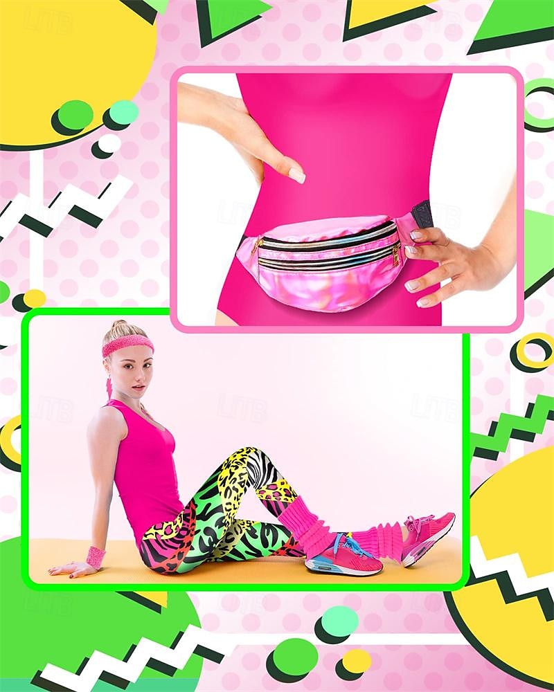 Retro / vintage Roz Aprins Ținute Costume de fancy Pentru femei Costum de carnaval Halloween Carnaval Mascaradă Petrecere / Seara Petrecerea Burlăcițelor Parada Mândriei Adulți Leotard / Onesie 2025 - $46.99 –P5