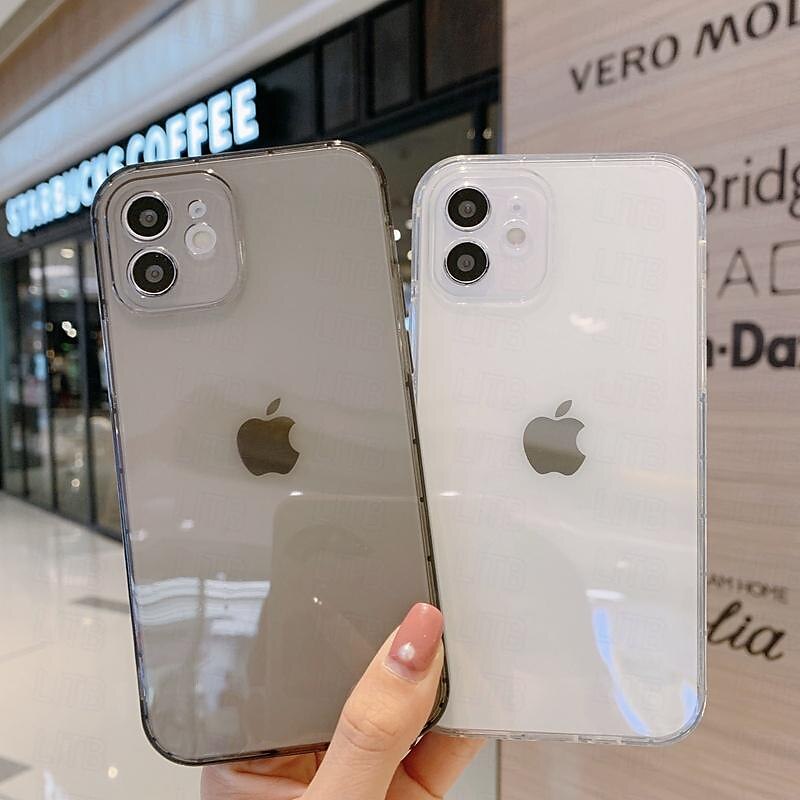 τηλέφωνο tok Για iPhone 15 Pro Max Plus iPhone 14 13 12 11 Pro Max Mini SE X XR XS Max 8 7 Plus Πίσω Κάλυμμα Πεντακάθαρη Λεπτή θήκη Διαφανής Σούπερ Λεπτό Ανθεκτική σε πτώσεις Ρετρό TPU 2025 - $14.99 –P13