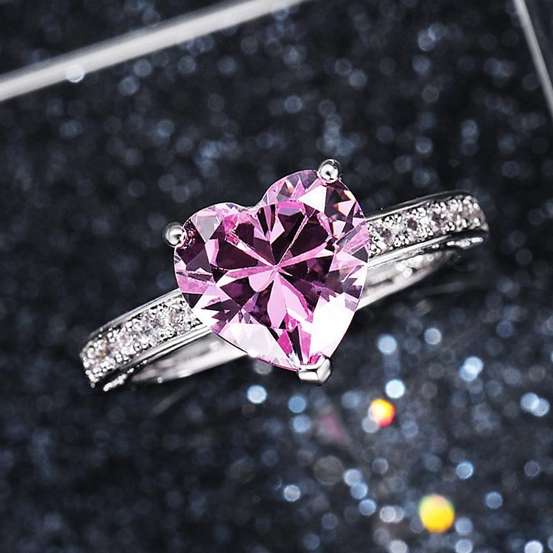 Ring Hochzeit Klassisch Rosa Kupfer Klassisch Geburtssteine Süß 1 Stück Opal 2025 - $11.99 –P2