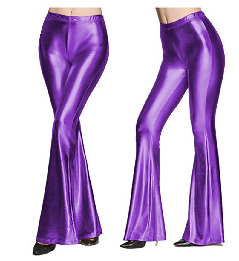 Anni '80 Hip Pop Pantaloni a zampa d'elefante Costume Abba Pantaloni a zampa Disco Tinta unica Costume Per donna Costume di Carnevale Carnevale Performance Club Parata dell'Orgoglio Adulti Pantaloni del 2026 a $26.99 –P3