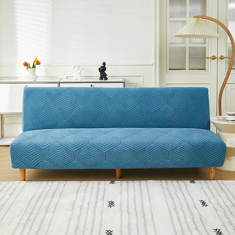 Copridivano letto senza braccioli in tessuto jacquard di 3 misure diverse, copridivano con decorazioni per Capodanno, protezione elasticizzata, copripanca elastico del 2025 a $30.99 –P8