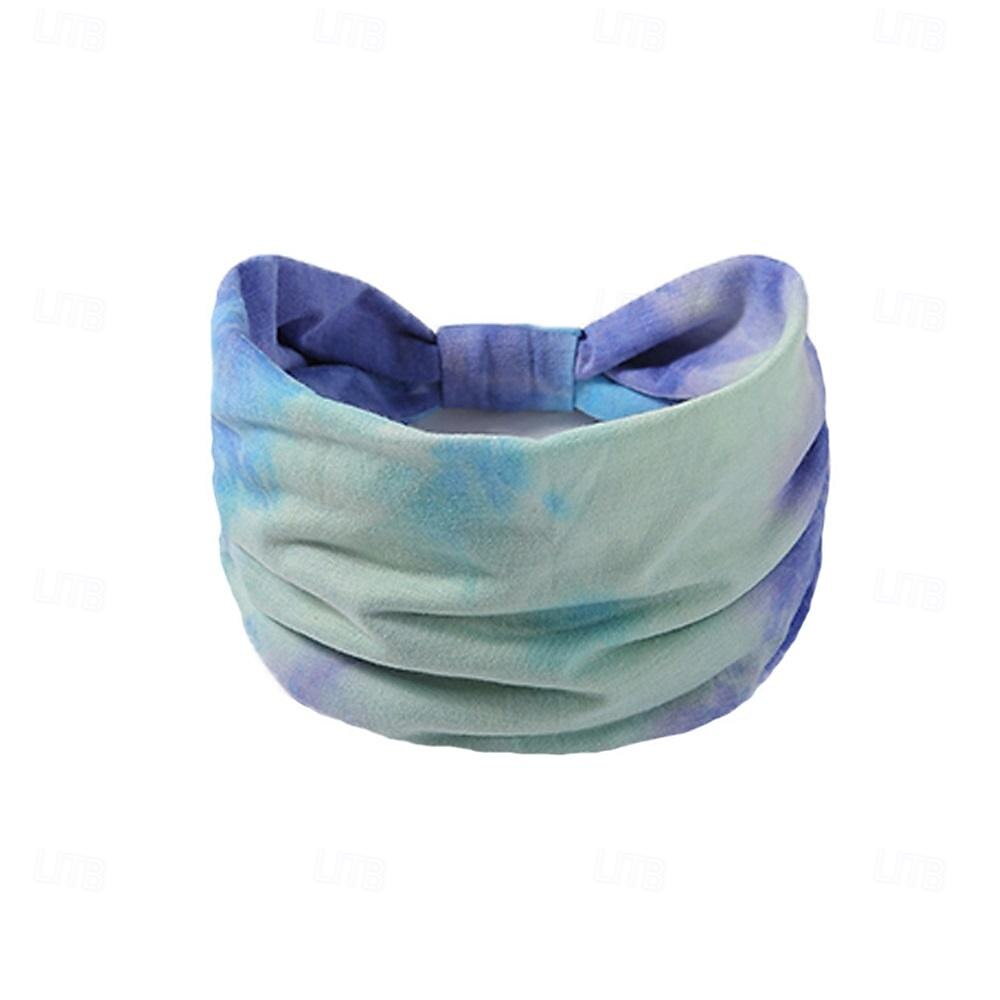 fasce boho larghe fasce per capelli turbante stile africano fasce annodate elasticizzate leopardate fasce floreali elastiche per capelli yaga accessori di moda per donne e ragazze nere (set 6) del 2025 a $6.99 –P9