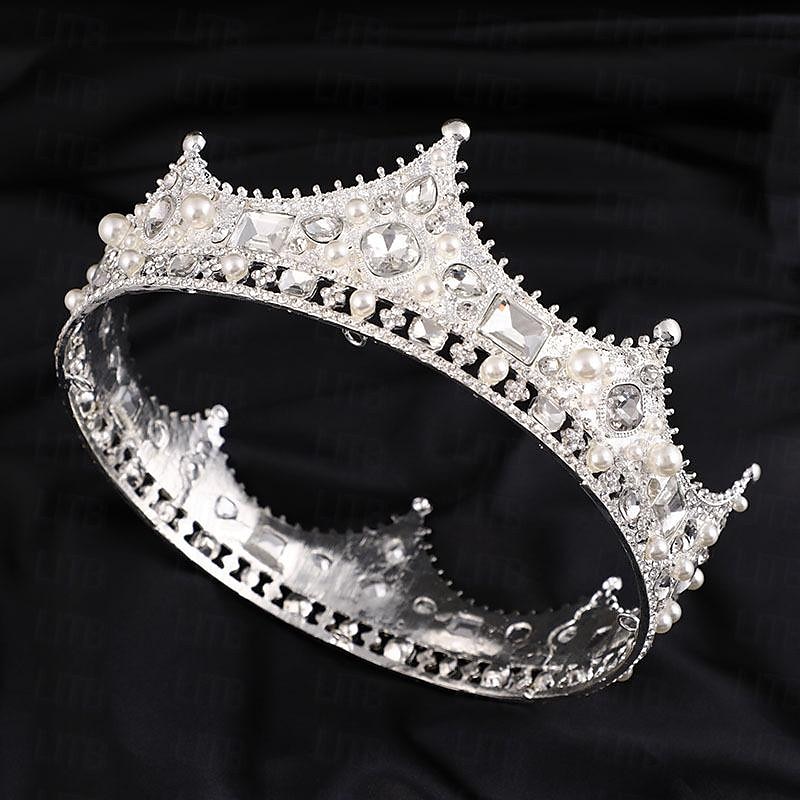 Retro / vintage Kostymer i middelalderstil Krone Maskerade Dronning Prinsesse Dame Royal Maskerade Fest / aften Maskerade Karneval i Venezia Voksne Diademer 2025 - $21.99 –P11