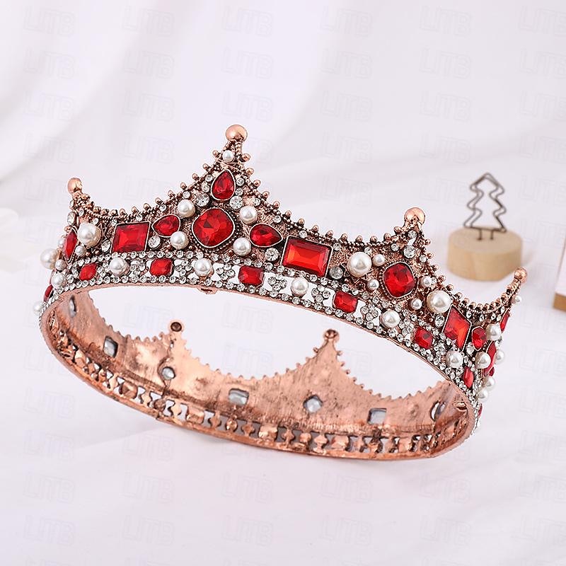Retro / vintage Kostymer i middelalderstil Krone Maskerade Dronning Prinsesse Dame Royal Maskerade Fest / aften Maskerade Karneval i Venezia Voksne Diademer 2025 - $21.99 –P2
