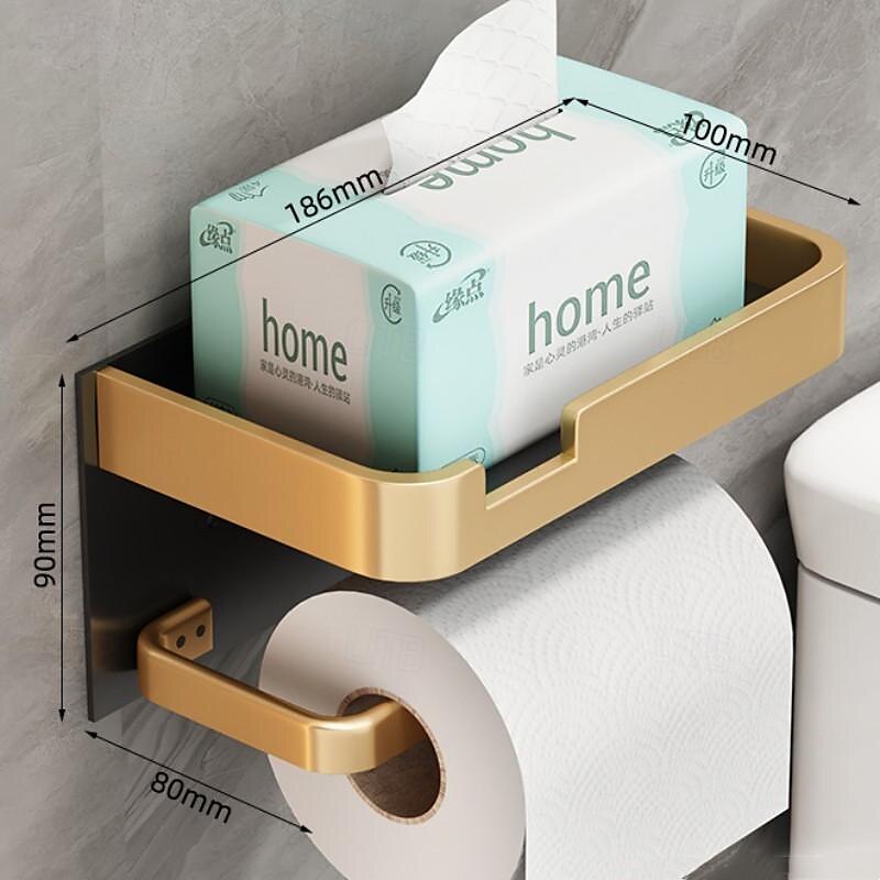 Toilet Tissue Box Wall Mounted Toilet Paper Drawer Bathroom Non Perforated Toilet Paper Rack Toilet Roll Paper Storage Rack 2025 - $23.99 –P12
