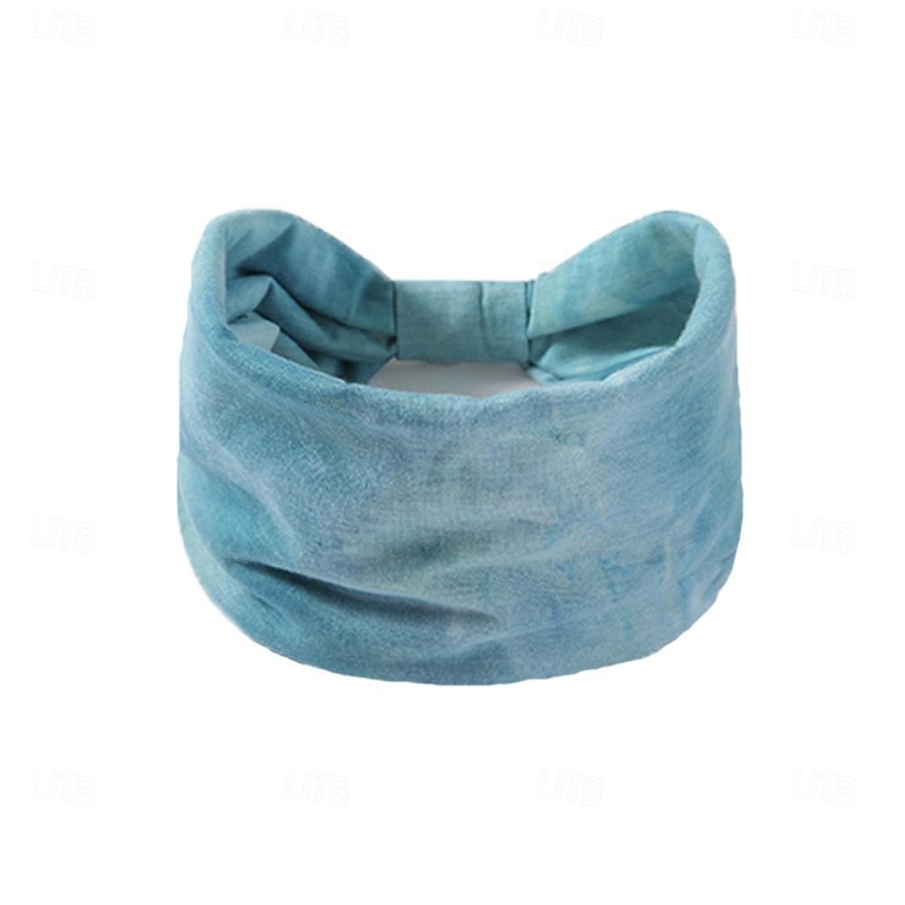 fasce boho larghe fasce per capelli turbante stile africano fasce annodate elasticizzate leopardate fasce floreali elastiche per capelli yaga accessori di moda per donne e ragazze nere (set 6) del 2025 a $6.99 –P19