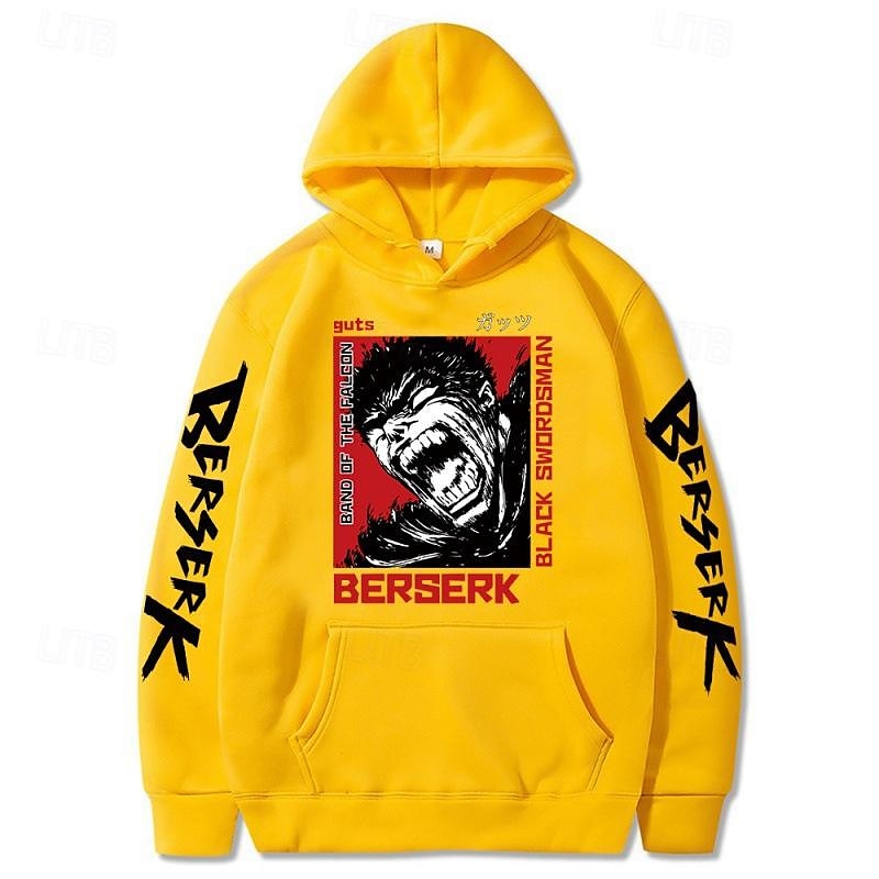 Berserker Armor Kapuce Animák Manga Anime Grafika Klokaní kapsa Pro Pro páry Pánské Dámské Dospělé Plesová maškaráda Zpátky do školy Horká ražba Běžné / Denní 2025 - $29.99 –P4