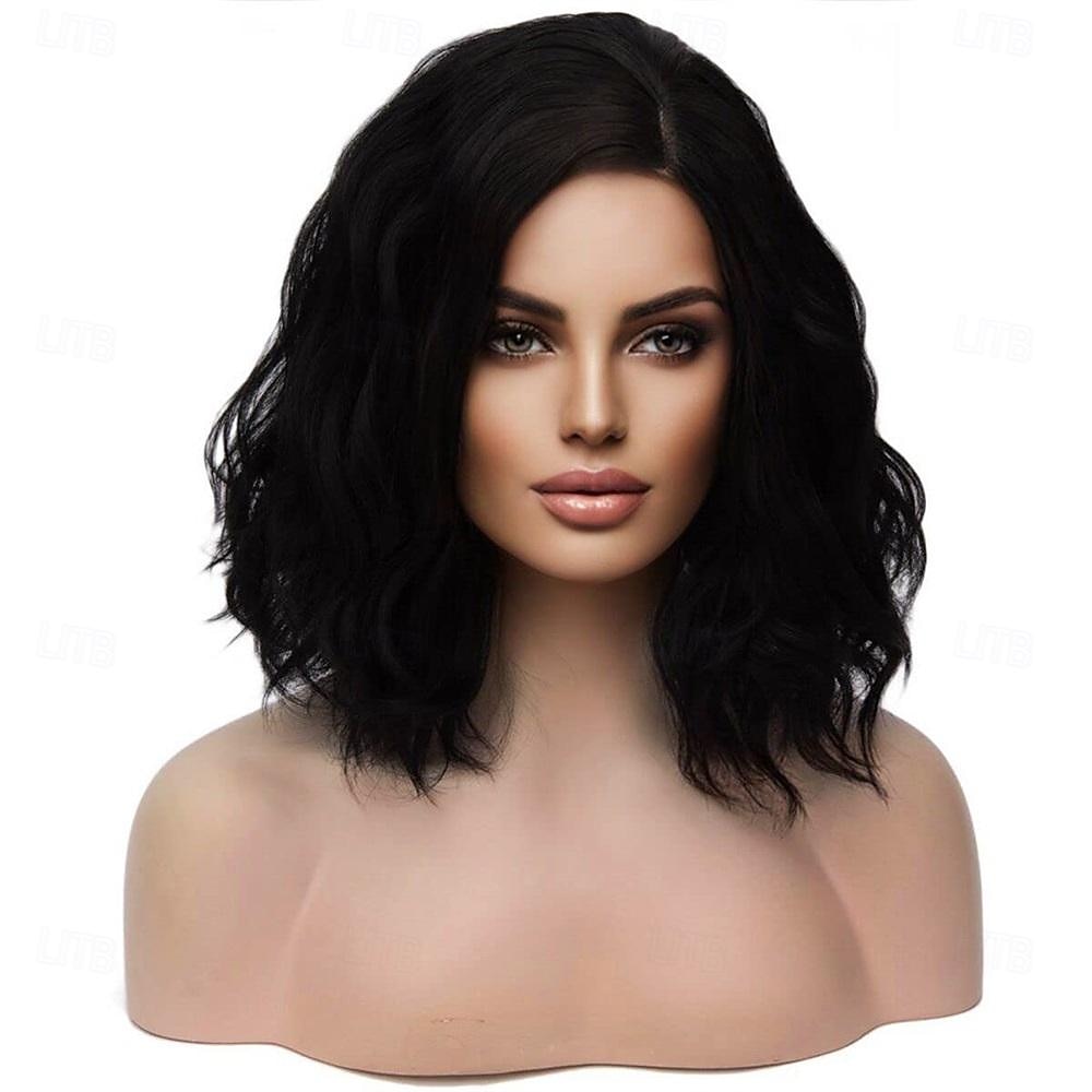 Perruque verte perruque ombragée verte perruque bob verte perruques vertes pour femmes perruques courtes bouclées ondulées vertes perruques synthétiques perruques du jour de la Saint-Patrick de 2025 ? $18.99 –P9