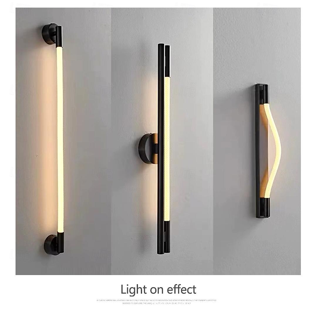 Applique LED en silicone texture tissée silicone pur lumière à 360 degrés décoration intérieure applique bricolage modélisation applique adaptée pour chambre étude salon asle 3000k blanc chaud de 2025 ? $82.99 –P2