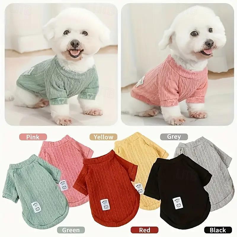 Cane Gatto Maglione Moda Carino Inverno Caldo Morbido Lavabile Confortevole All'aperto Sportivo Abbigliamento per Cani for Bichon Frisé Barboncino Volpino di Pomerania Cucciolo Papillon del 2025 a $20.99 –P1