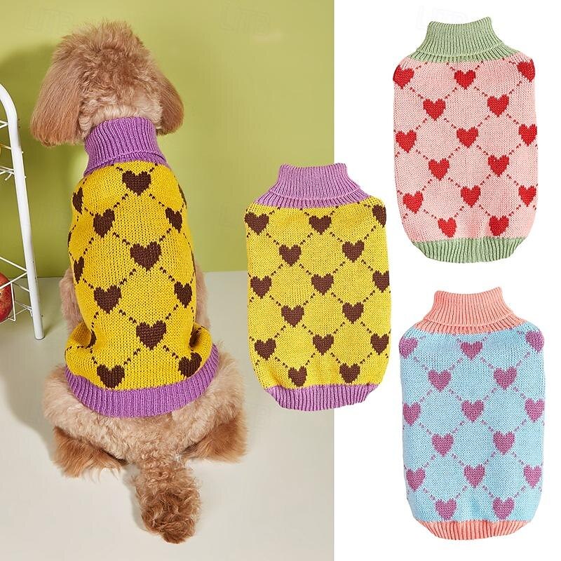 Hunder Katter Gensere Jumper søt stil Fritid Vinter Varm Pustende Myk Vaskbar Bekvem utendørs Fritid / hverdag Hundeklær for Bichon Frisé Pommeran ungt kjæledyr Sommerfugl Small 2025 - $26.99 –P1