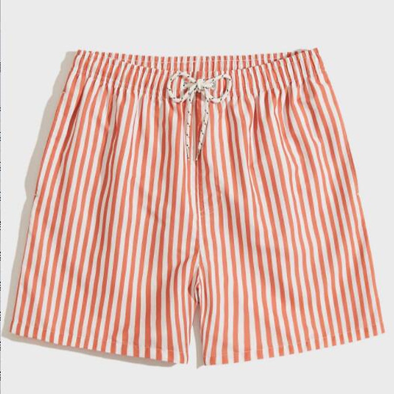 Herren Boardshorts Badeshorts Bademode Ausgehen Wochenende Atmungsaktiv Schnelltrocknend Tasche Kordelzug Elastische Taille Gestreift Kurz Gymnastik Brautkleider schlicht Sportkleidung Himmelblau 2025 - $15.49 –P12