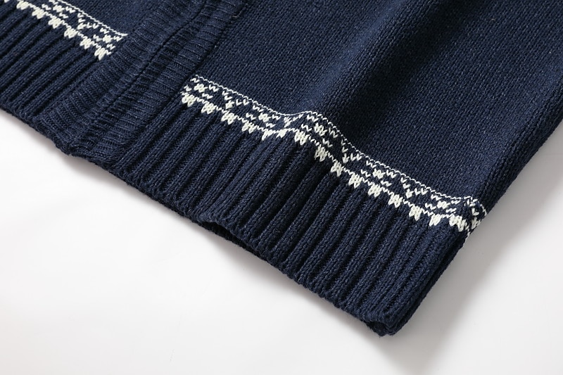 Men's Sweater Cardigan Sweater Zip Sweater Ribbed Knit Print Knitted Color Block Standing Collar Stylish Warm Ups Work Going out Clothing Apparel Winter Green Dark Blue M L XL 2026 - $51.99 –P5