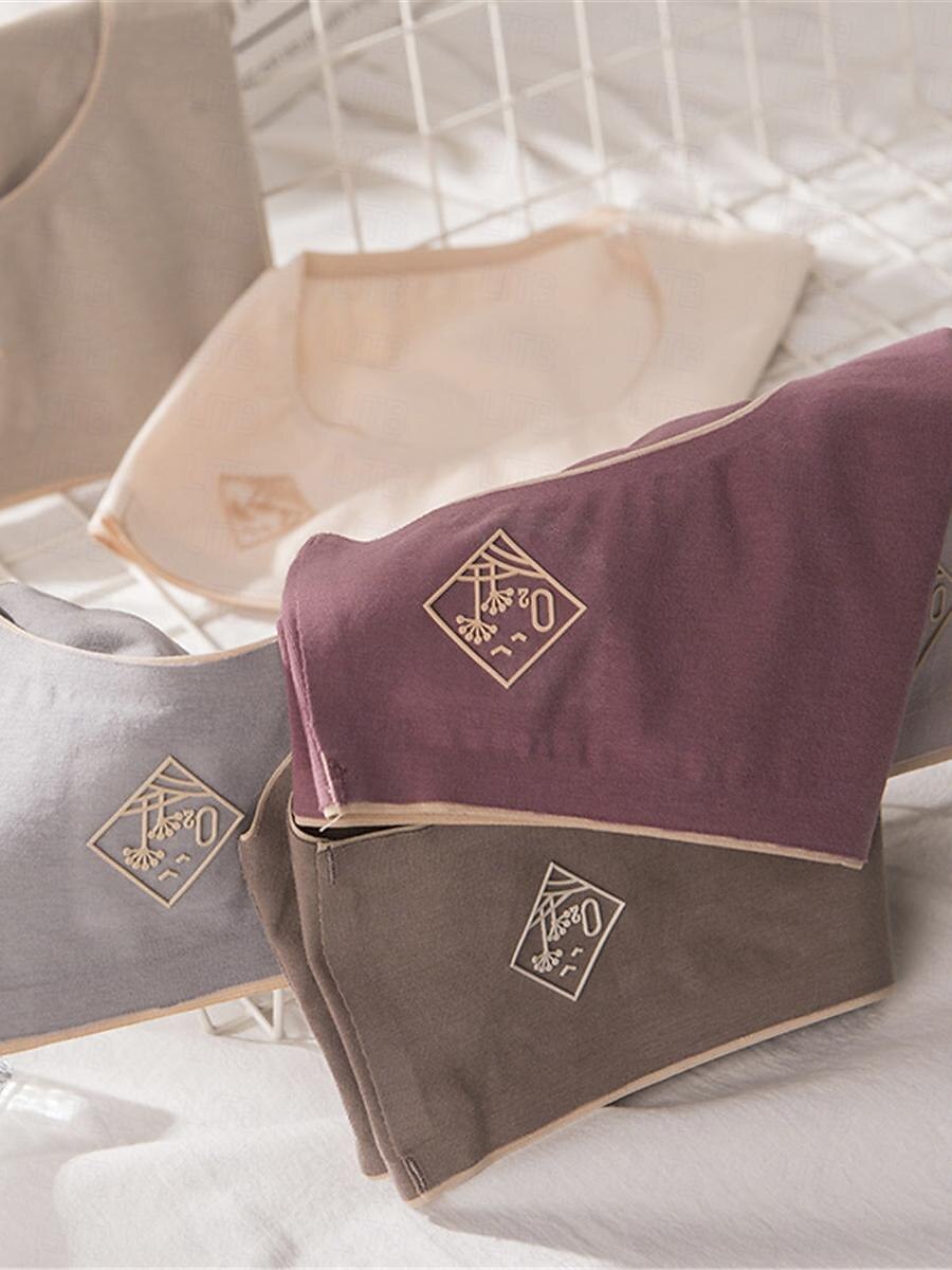 Damenhöschen reine Farbe einfache tägliche Bett Baumwolle atmungsaktiv Sommer Frühling Home Outfits 2025 - $7.99 –P11