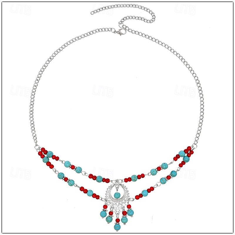 Naszyjniki Kolczyki Naszyjniki Nausznice Retro / vintage Artystyczny Boho Stop Na Cosplay Damskie Biżuteria kostiumowa Modna biżuteria 2025 - $13.99 –P3