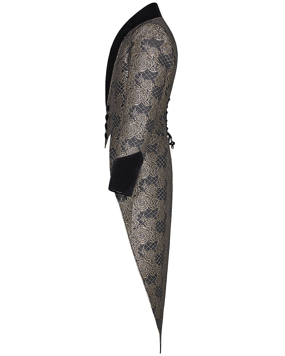 Punk & Gothic Medieval Coat Masquerade Ren Faire Prince Knight Ritter Nobleman Men's Royal Steampunk Party / Evening Adults' Coat 2025 - $52.99 –P6